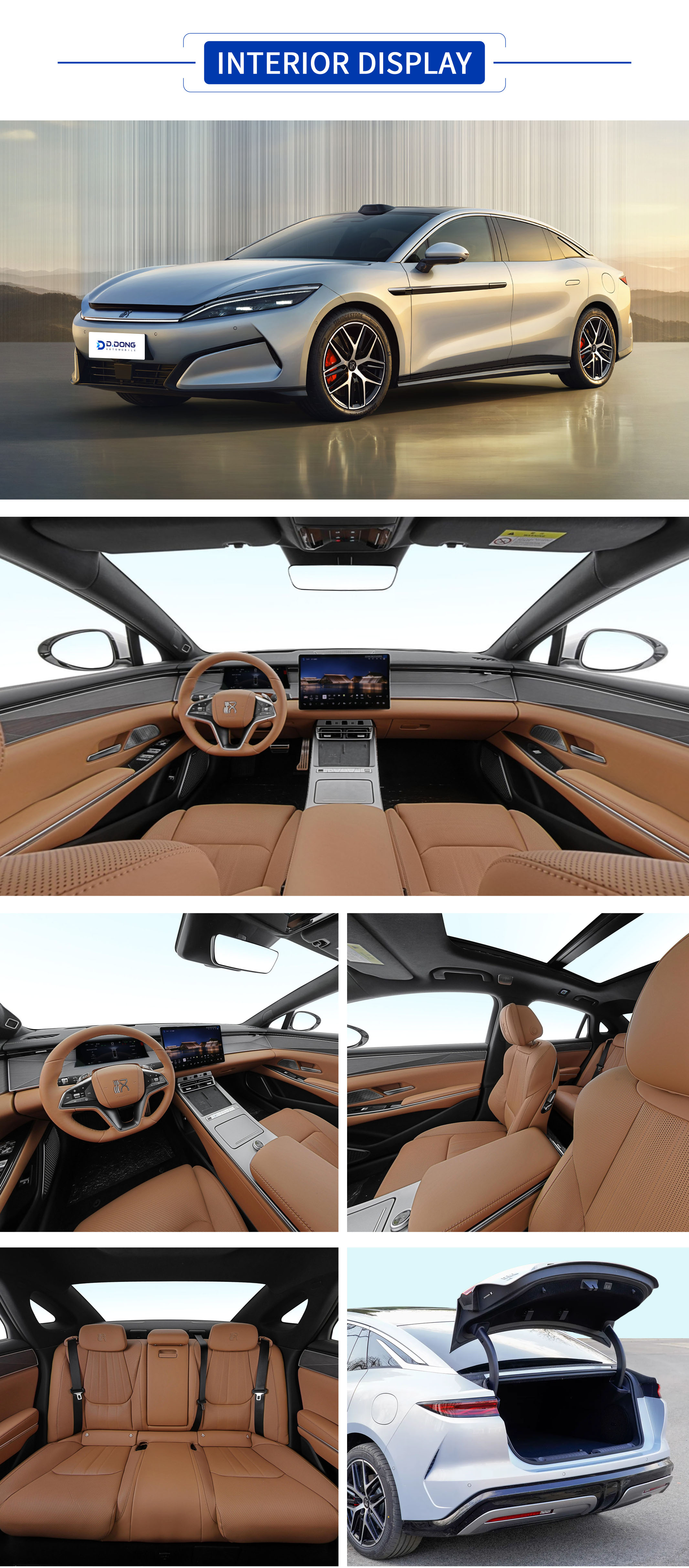 BYD Han L EV All Colors,BYD Han L EV All Interior Display